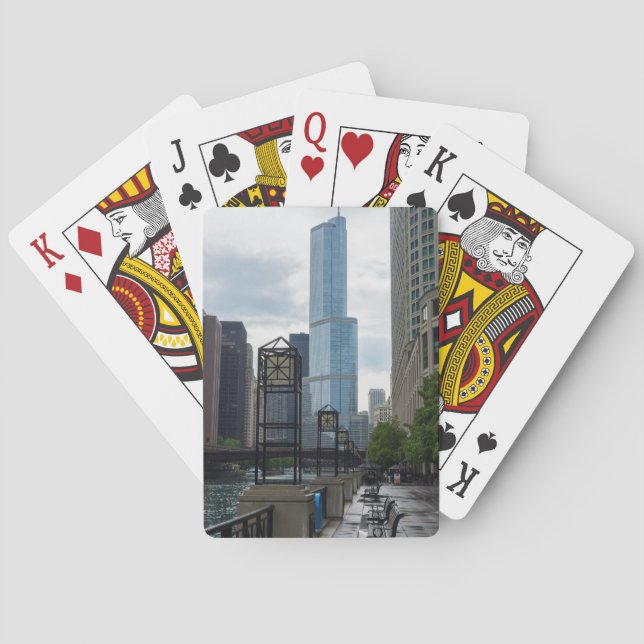 Baraja De Cartas Camino del Río Chicago (Reverso)
