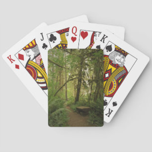 Baraja De Cartas Camino verde pacífico por el bosque Washington