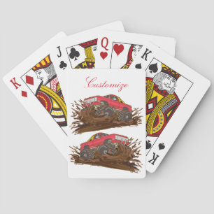 Baraja De Cartas camión de barro 4 ruedas Thunder_Cove