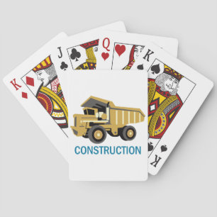 Baraja De Cartas Camión de construcción