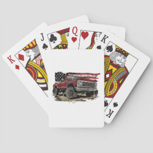 Baraja De Cartas Camión de recogida de primera generación camioneta