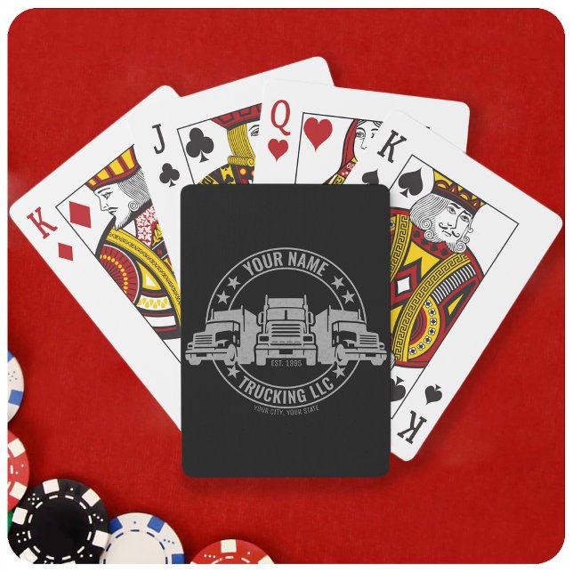 Baraja De Cartas Camión Personalizado Big Rig Semi Camión (Subido por el creador)