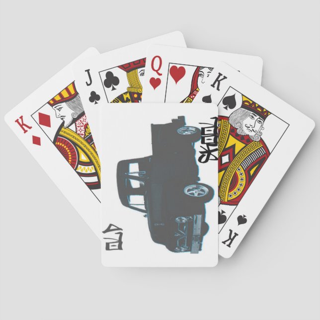 Baraja De Cartas Camión viejo de Skool (Reverso)