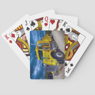 Baraja De Cartas Camiones americanos grandes rígidos en la carreter