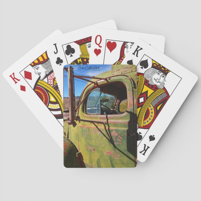 Baraja De Cartas Camioneta antigua (Reverso)