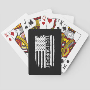 Baraja De Cartas Camisas De Apoyo Tecnológico, Camisetas De Bandera
