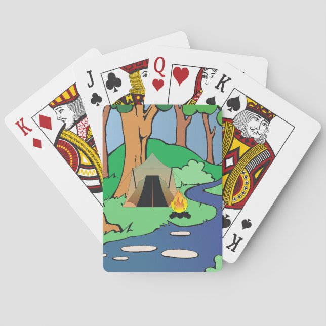 Baraja De Cartas CAMISETA al aire libre limitada (Reverso)