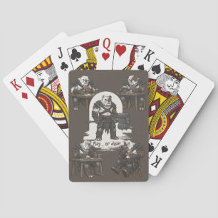 Baraja De Cartas Camiseta de perro gladiador Bulldog Americano aven