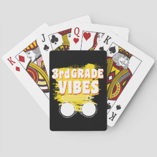 Baraja De Cartas Camiseta de Vibraciones de 3er Grado de Regreso a 