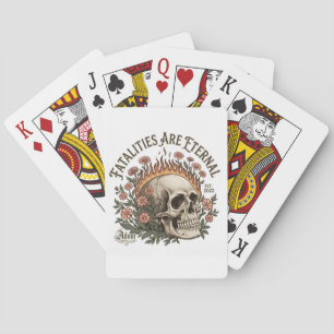 Baraja De Cartas Camiseta femenina ADOM "Las fatalidades son eterna