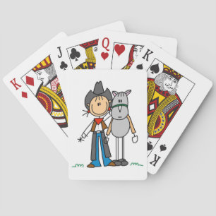 Baraja De Cartas Camisetas y regalos de vaquera con caballo