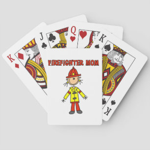 Baraja De Cartas Camisetas y regalos para mamá bombera