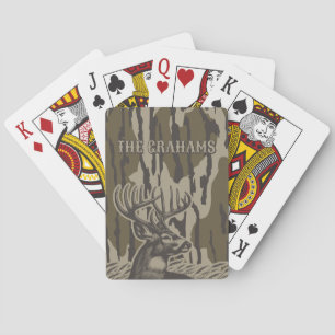 Baraja De Cartas Camo de caza de ciervos Whitetail