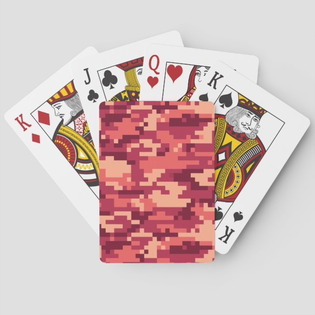 BARAJA DE CARTAS CAMO DIGITAL MARTIANO DESERTO / CAMOUFLAJE (Reverso)