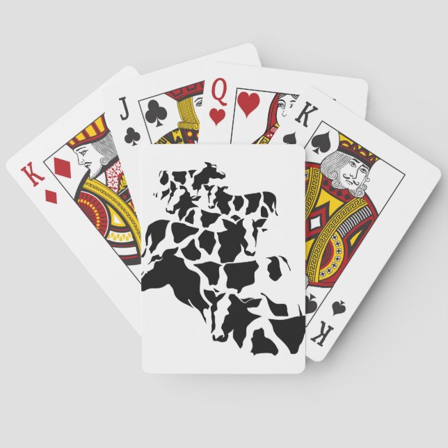 Baraja De Cartas Camouflage cattle (Reverso)