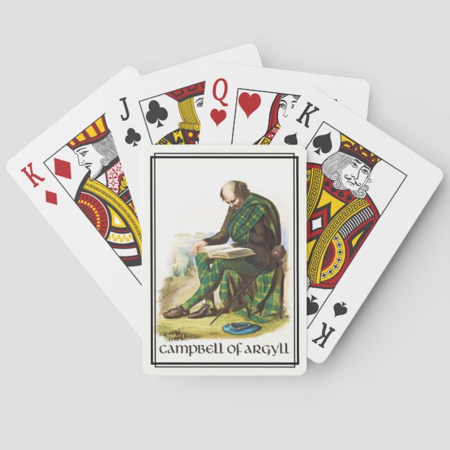 Baraja De Cartas Campbell de Argyll Classic Scotland (Reverso)