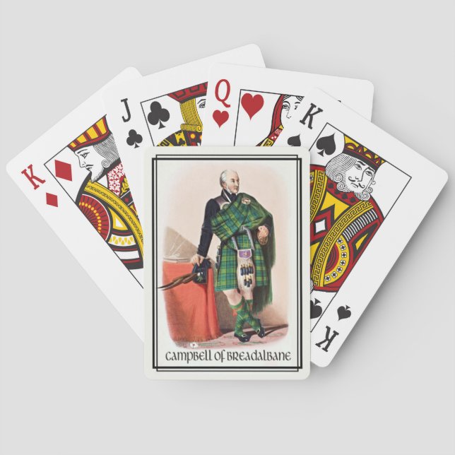 Baraja De Cartas Campbell de Breadalbane Classic Scotland (Reverso)