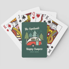 Baraja De Cartas Camper feliz personalizado