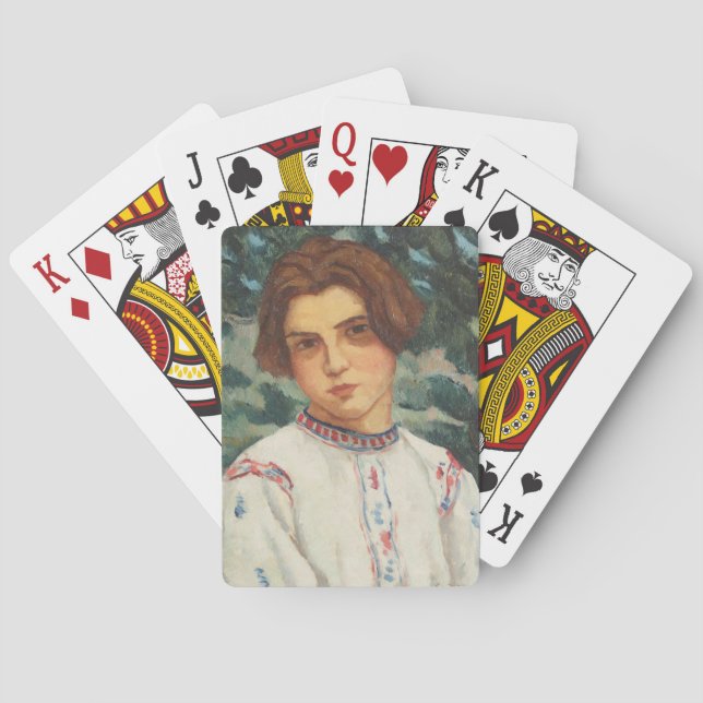 Baraja De Cartas Campesina rumana (por Stefan Dimitrescu) (Reverso)