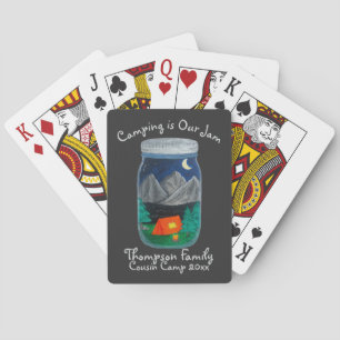 Baraja De Cartas Camping es nuestra carpa de vapor y montañas en Ja