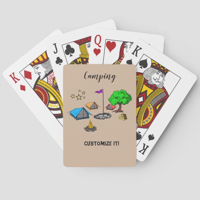 Baraja De Cartas Camping Playing Cards (Reverso)