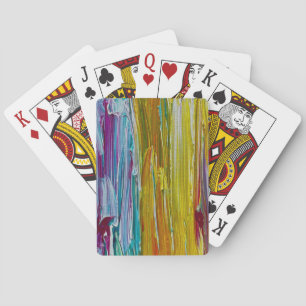 Baraja De Cartas Campo de flores peinadas Arte
