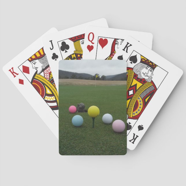 Baraja De Cartas Campo de golf de montaña de Semana Santa (Reverso)