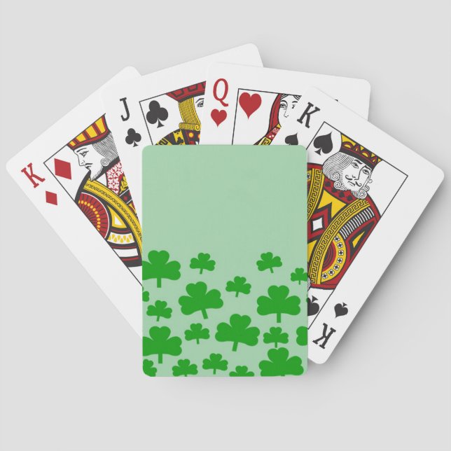 Baraja De Cartas Campo de Shamrock (Reverso)