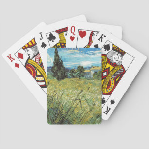 Baraja De Cartas Campo de Trigo Verde Vincent van Gogh