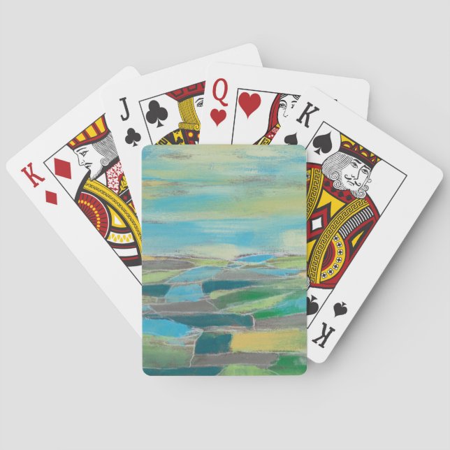 Baraja De Cartas Campo Fragmentado I (Reverso)