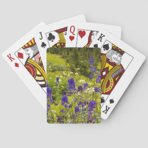 Baraja De Cartas Campo púrpura