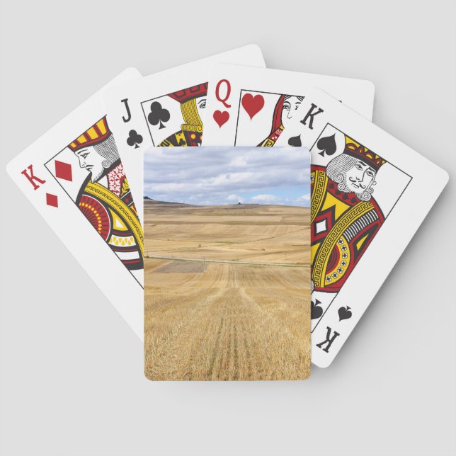Baraja De Cartas Campos de trigo (Reverso)