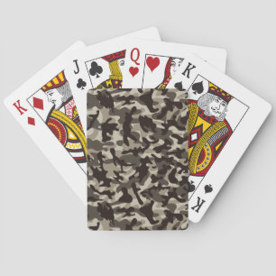 Baraja De Cartas Camuflaje de Cuartel Cercano
