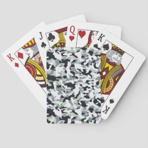 Baraja De Cartas Camuflaje de polvo de nieve  