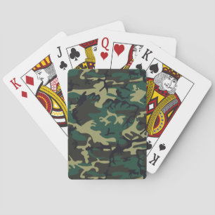 Baraja De Cartas Camuflaje militar