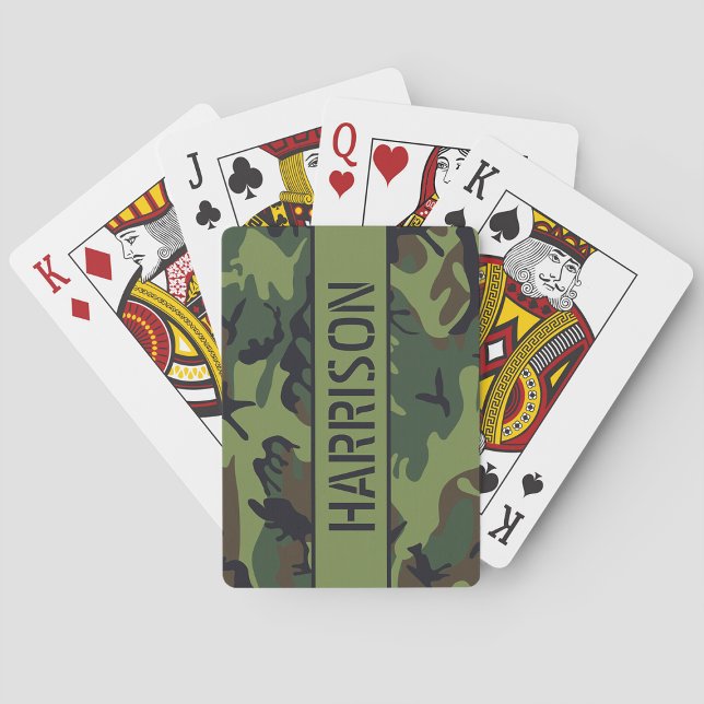 Baraja De Cartas Camuflaje Personalizado (Subido por el creador)