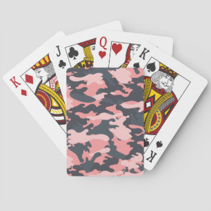 Baraja De Cartas Camuflaje rosado: patrón de cosecha clásico