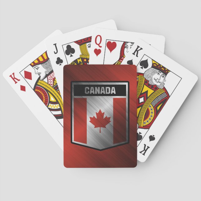 Baraja De Cartas Canadá (Reverso)