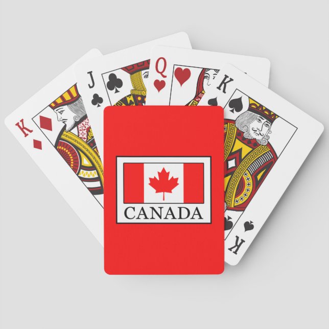 Baraja De Cartas Canadá (Reverso)