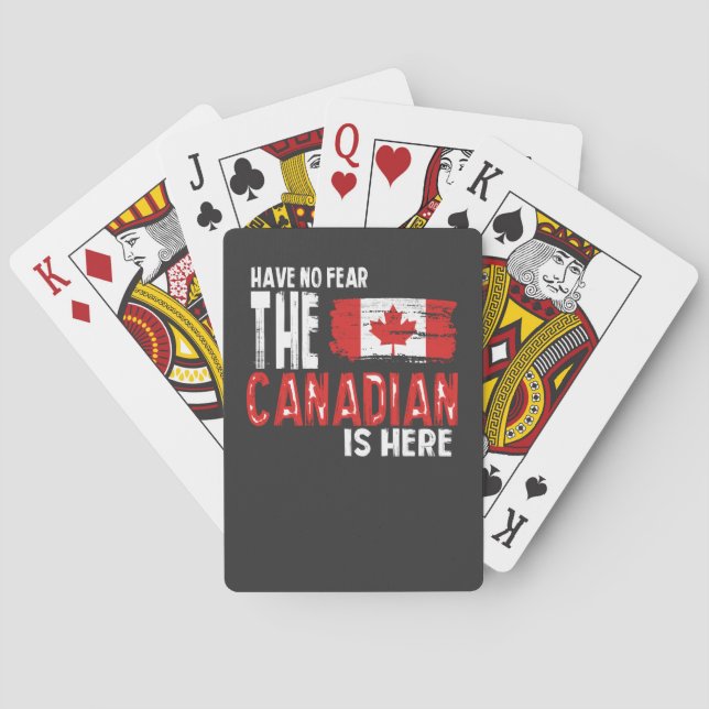 Baraja De Cartas Canadá (Reverso)