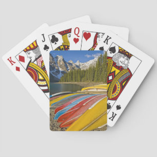 Baraja De Cartas Canadá, Alberta, Parque Nacional Banff, Moraine