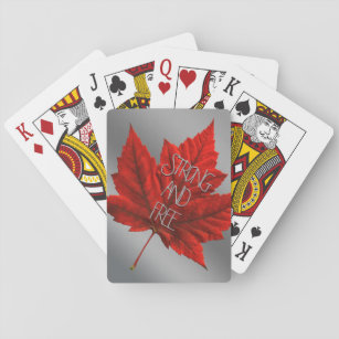 Baraja De Cartas Canadá: Personalizar de tarjetas de juego fuertes 