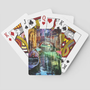 Baraja De Cartas Canal de Venecia Italia