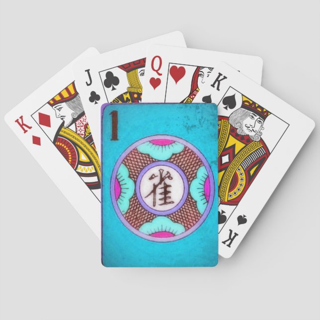 Baraja De Cartas Canasta se reúne Mah Jongg (Reverso)