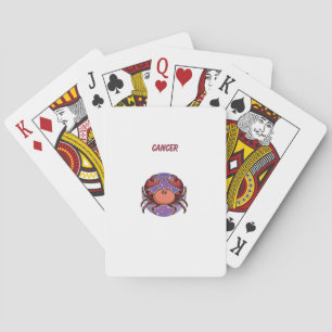 Baraja De Cartas Cáncer Rosa, zodiaco, impresión de signo estelar