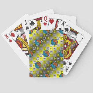 Baraja De Cartas Cáncer y Mono de Madera