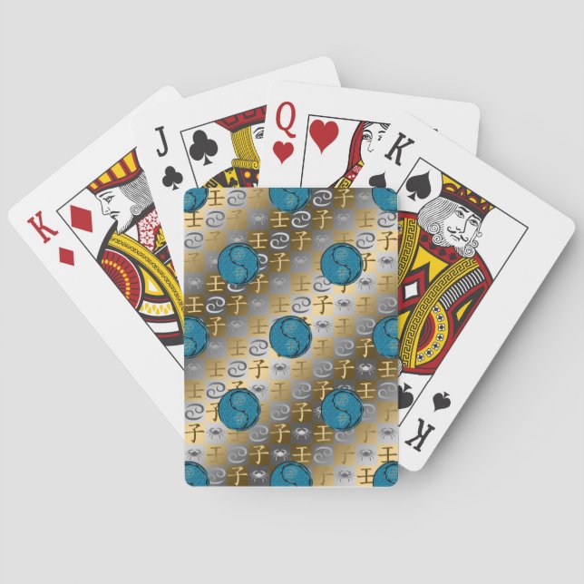 Baraja De Cartas Cáncer y Rata de Agua (Reverso)