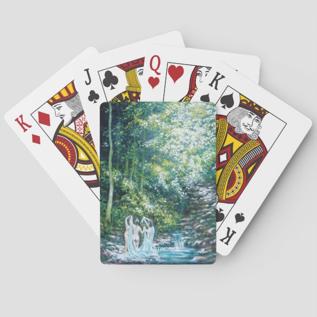 BARAJA DE CARTAS CANCIONES DE VERANO EN EL BOSQUE DE VALLOMBROSA (Reverso)