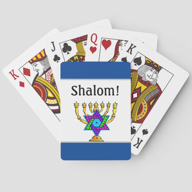 Baraja De Cartas Candeleros judíos   (Reverso)