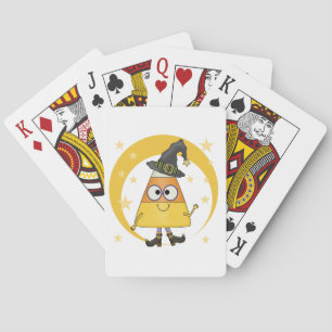 Baraja De Cartas Candy Corn Witch Halloween